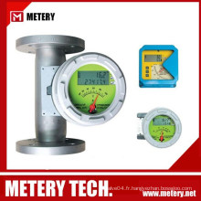 Débitmètre du débitmètre du tube de métaux température et compensation de pression débitmètre à oxygène